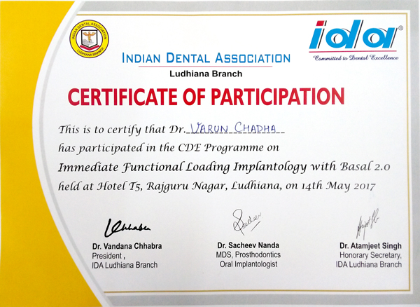Immediate Functional Loading with Basal 2.0